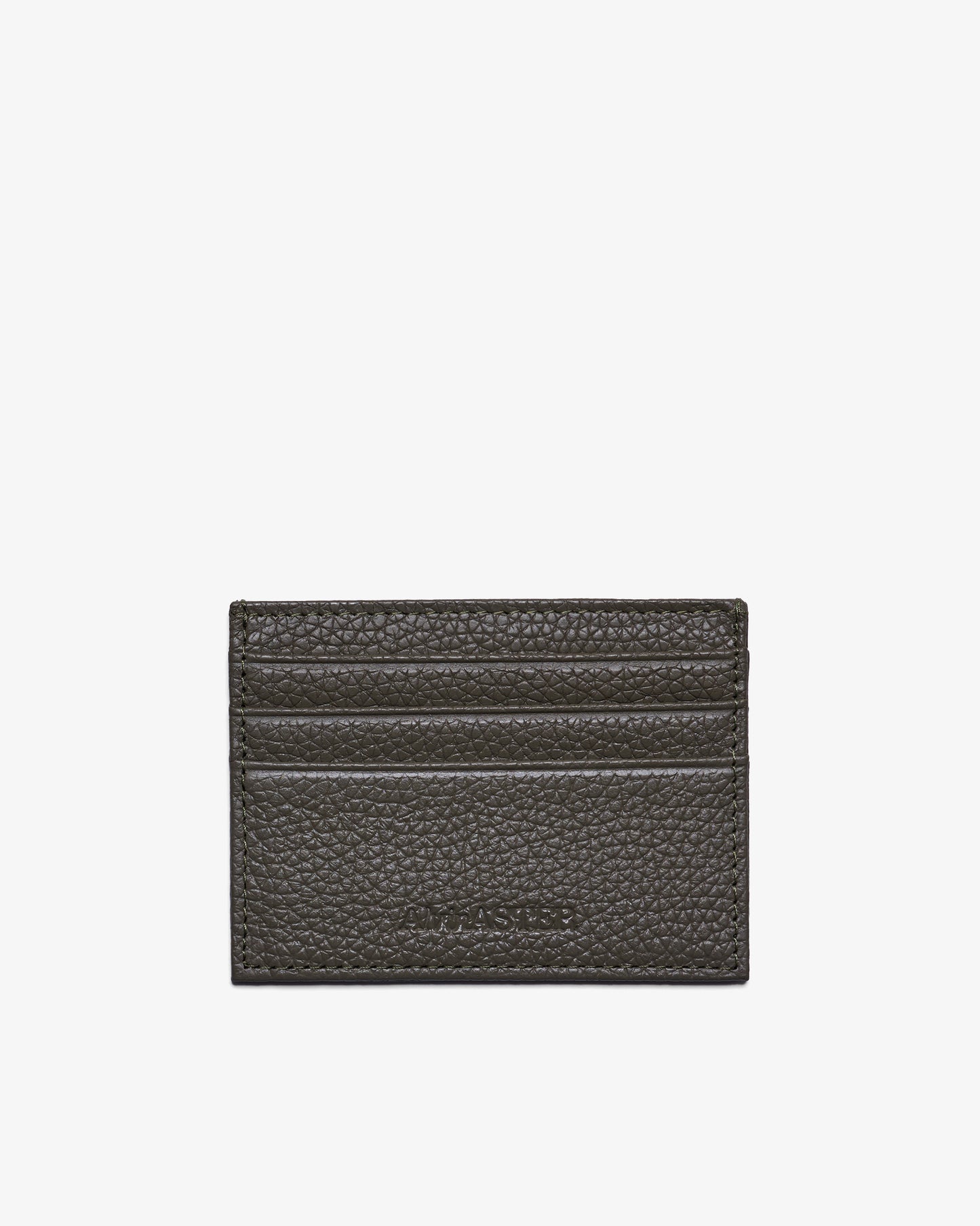 CARD HOLDER in OLIVE GRAINED