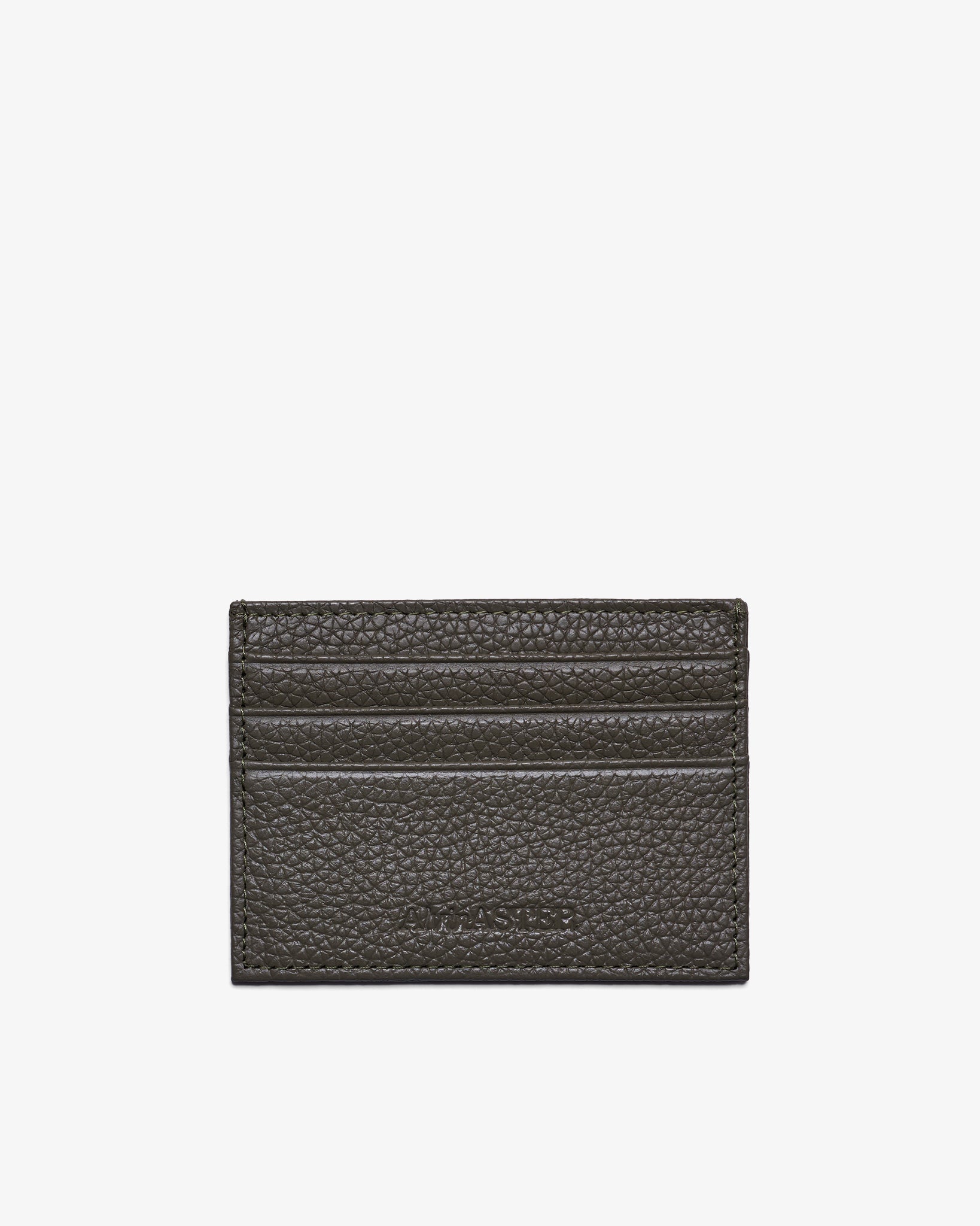 CARD HOLDER in OLIVE GRAINED