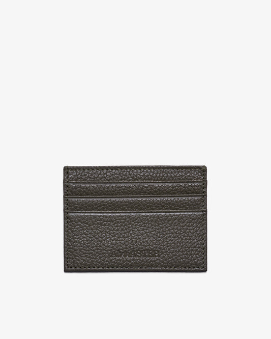 CARD HOLDER in OLIVE GRAINED