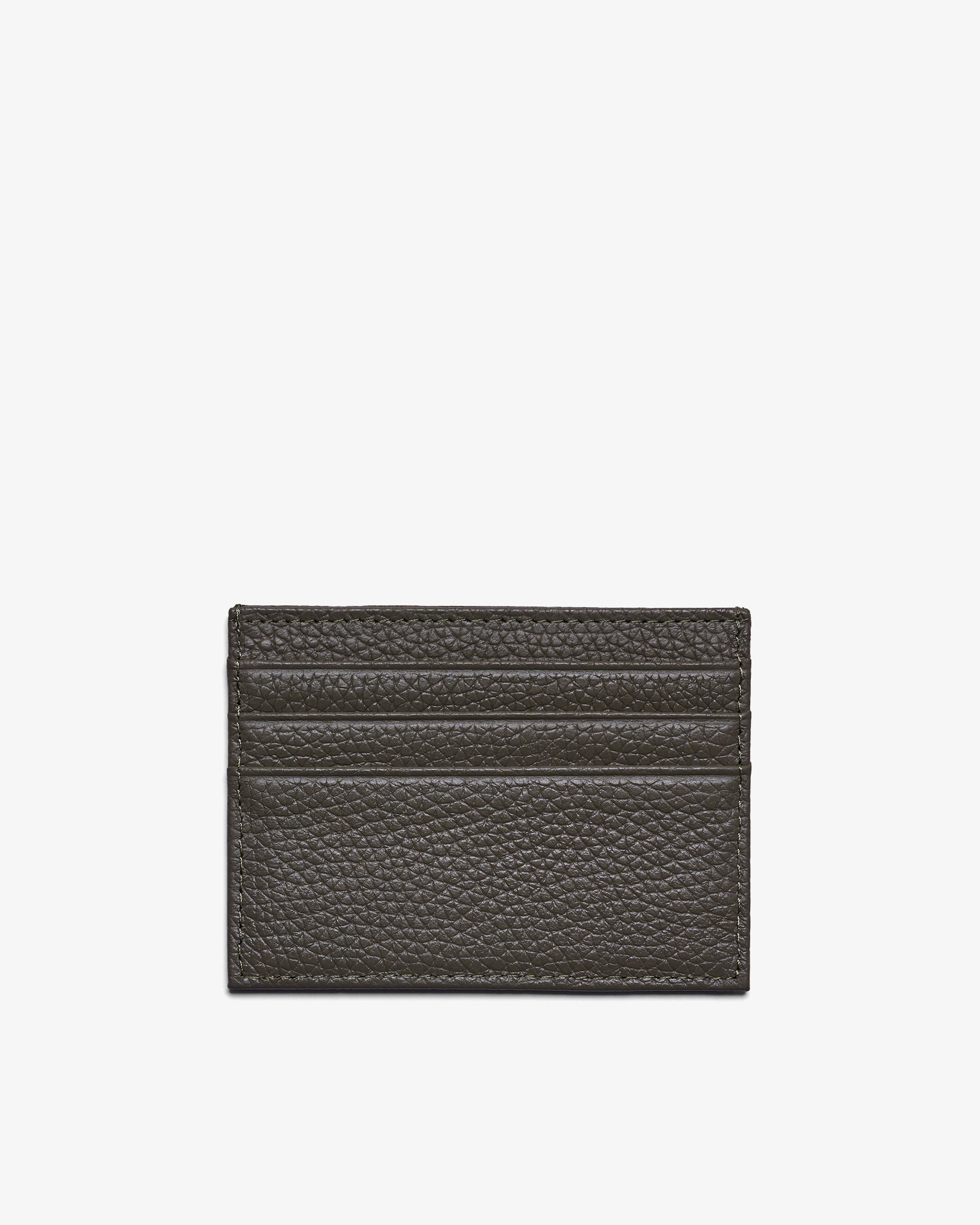 CARD HOLDER in OLIVE GRAINED