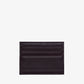 CARD HOLDER in WINE CALF SKIN