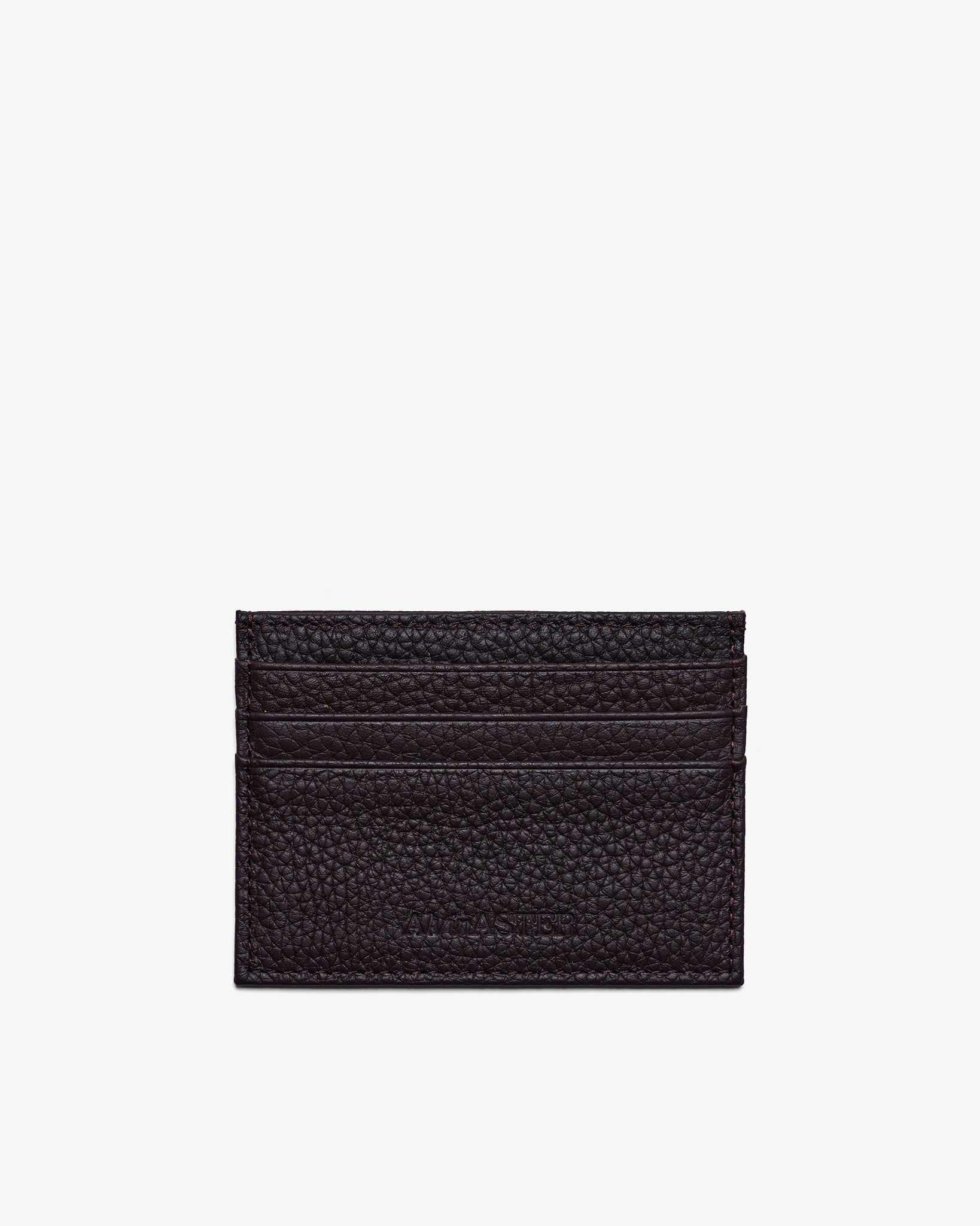 CARD HOLDER in ESPRESSO GRAINED