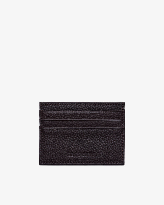 CARD HOLDER in ESPRESSO GRAINED