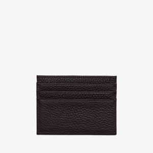 CARD HOLDER in ESPRESSO GRAINED