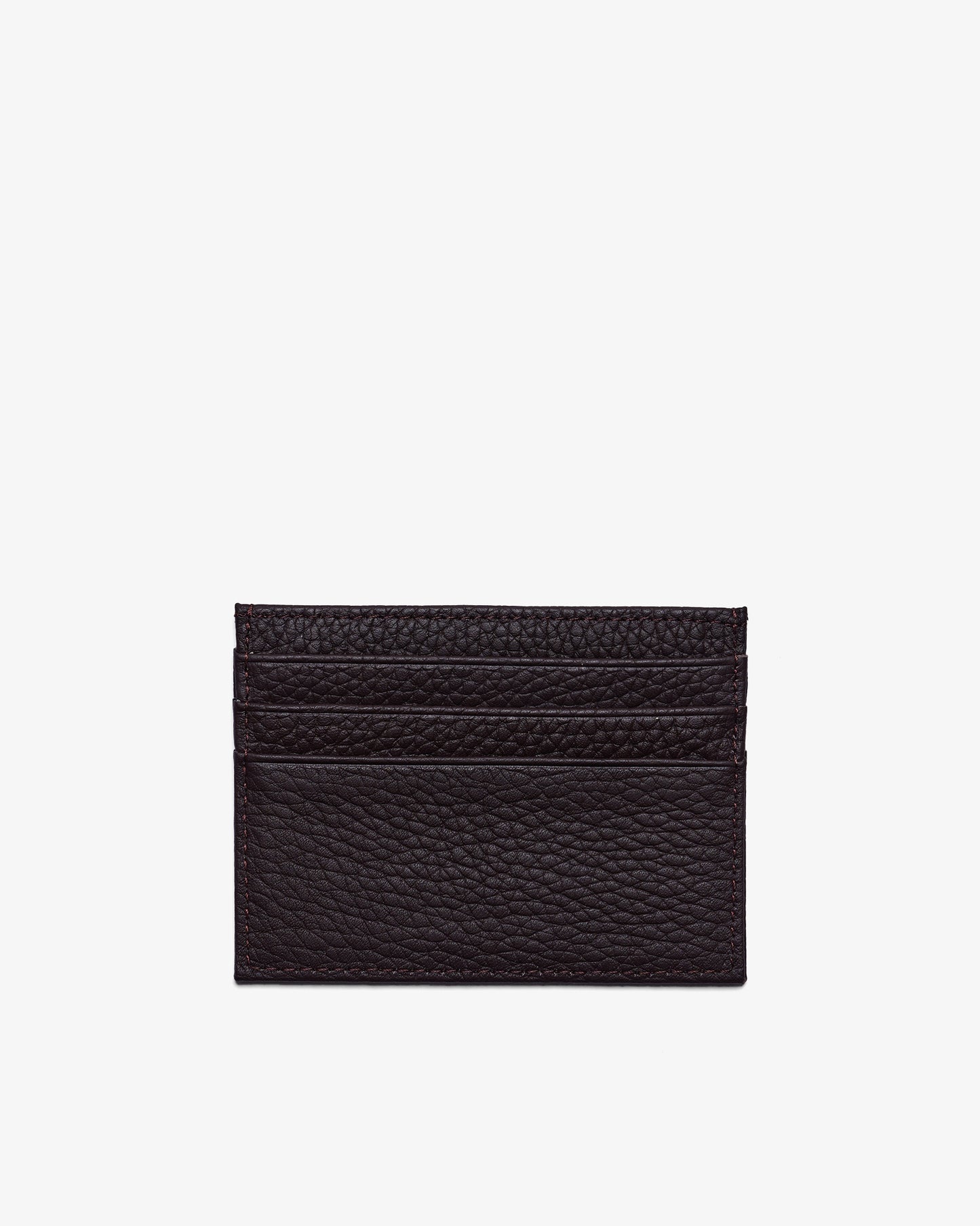 CARD HOLDER in ESPRESSO GRAINED