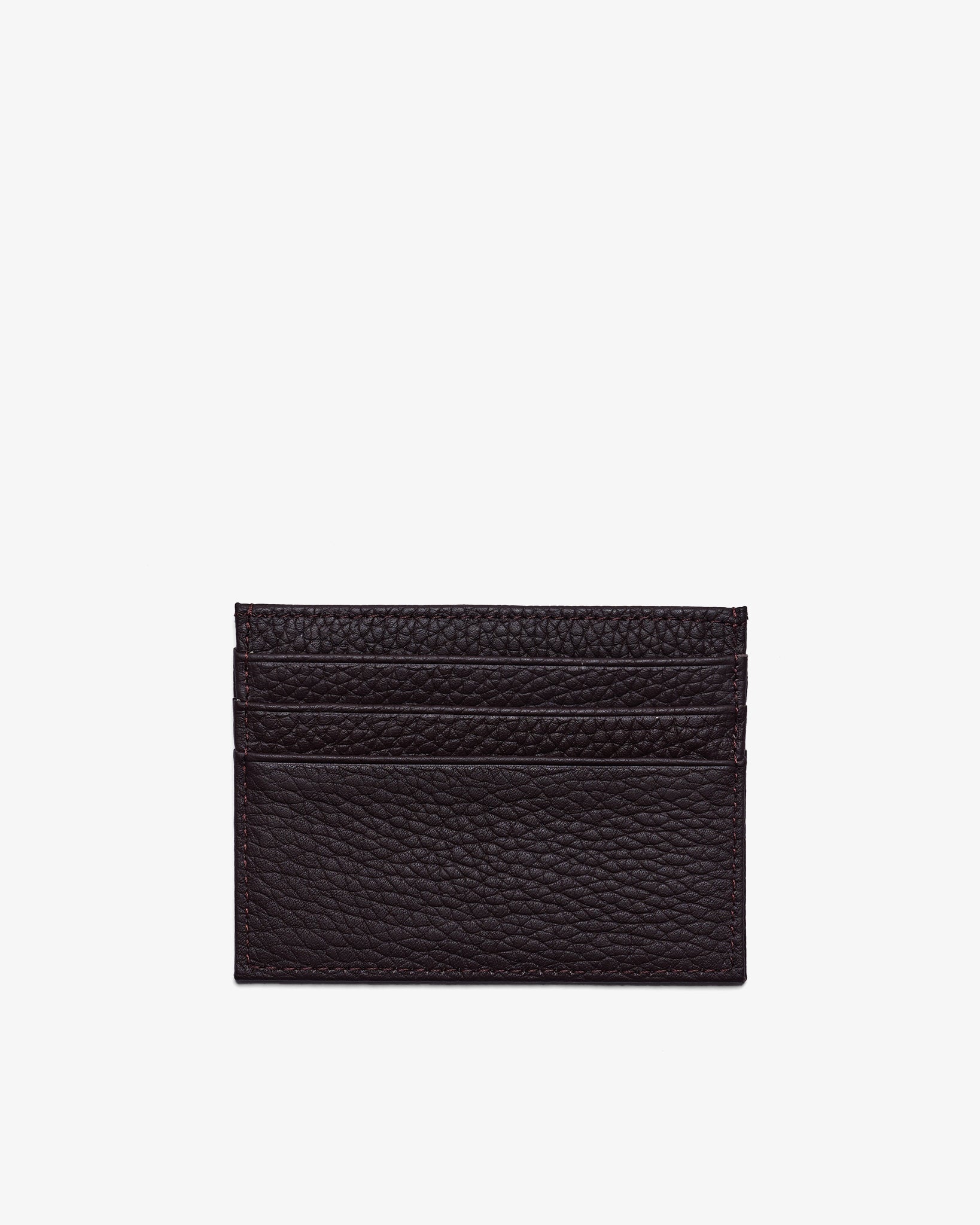 CARD HOLDER in ESPRESSO GRAINED
