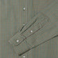 CLASSIC BUTTON DOWN SHIRT in Green Brown Plaid