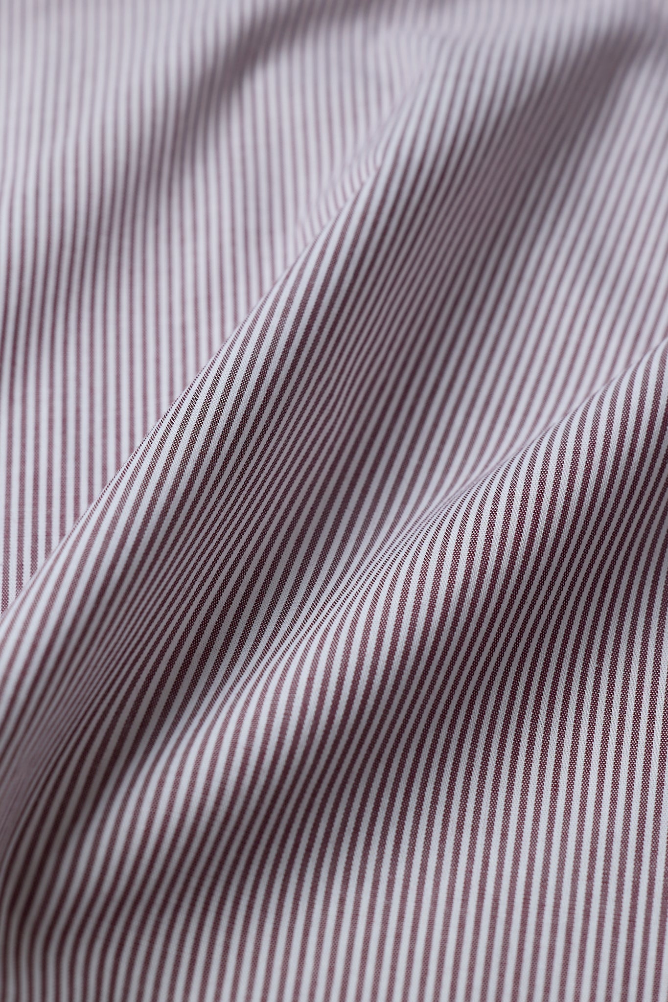 CLASSIC BUTTON DOWN SHIRT in BURNT MAROON STRIPE