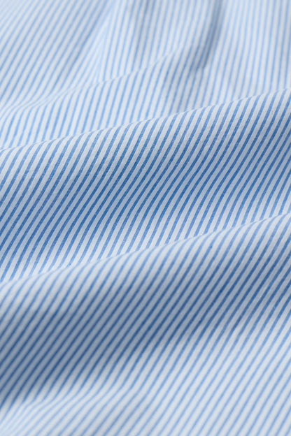 CLASSIC BUTTON DOWN SHIRT in LIGHT BLUE STRIPE