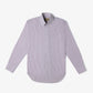 CLASSIC BUTTON DOWN SHIRT in BURNT MAROON STRIPE