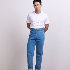 JAPANESE SELVEDGE STONE WASH DENIM