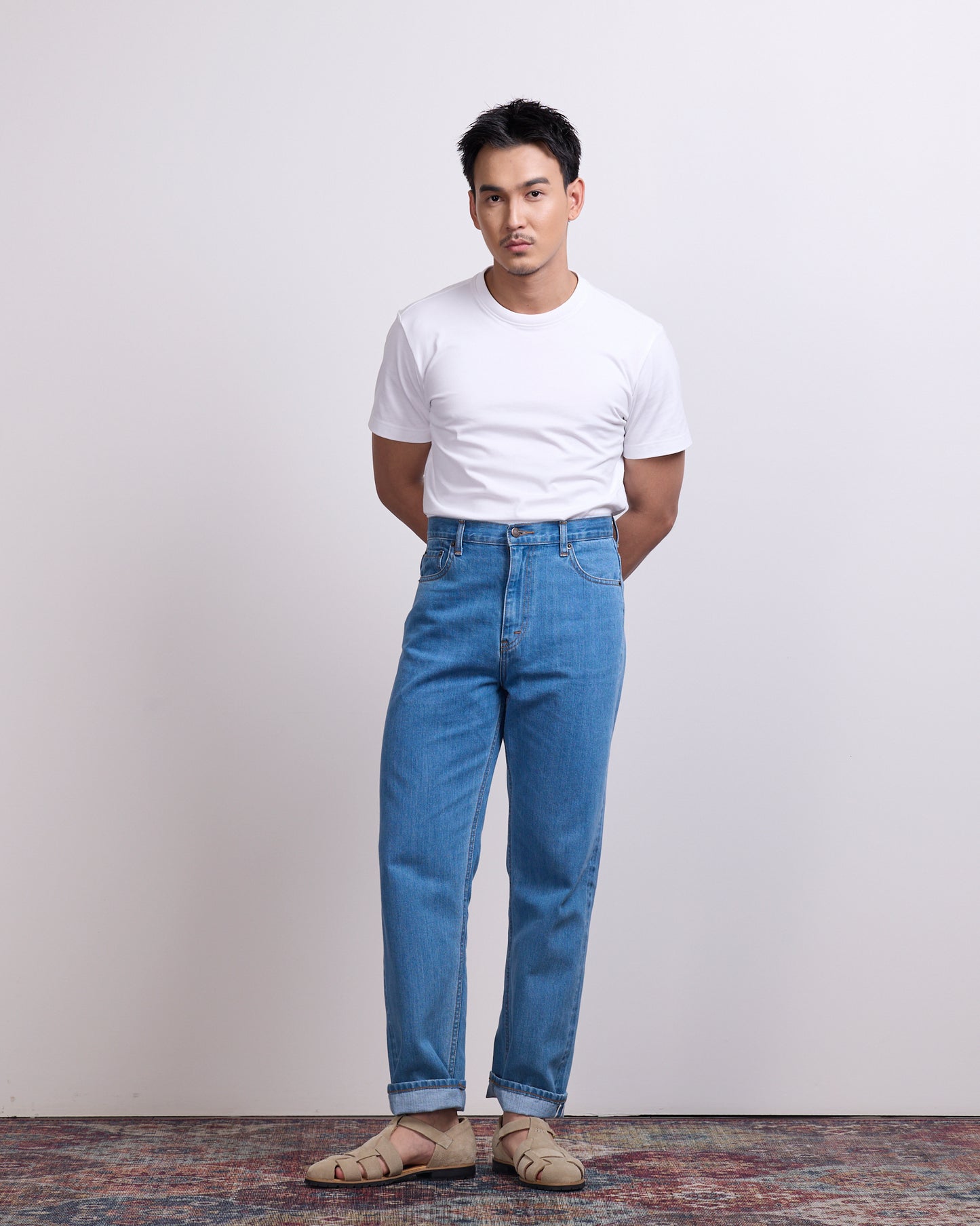 JAPANESE SELVEDGE STONE WASH DENIM