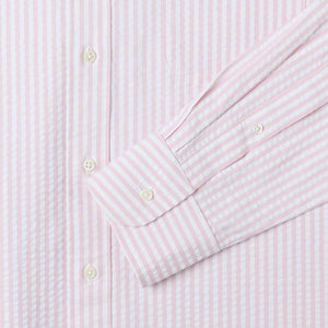 CLASSIC BUTTON DOWN SHIRT in PINK CANDY STRIPE