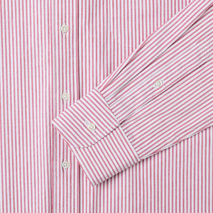 CLASSIC BUTTON DOWN SHIRT in RED CANDY STRIPE