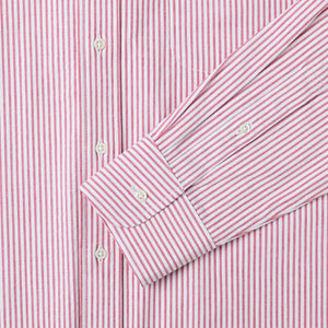 CLASSIC BUTTON DOWN SHIRT in RED CANDY STRIPE