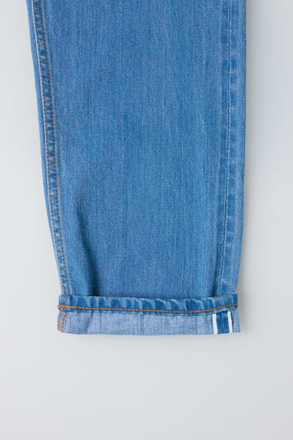 JAPANESE SELVEDGE STONE WASH DENIM