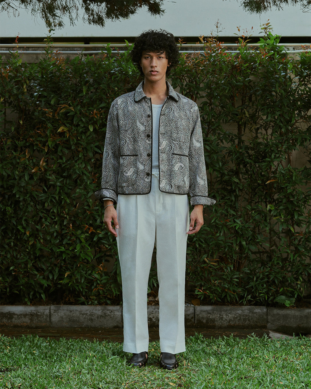 PAISLEY JACQUARD JACKET