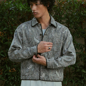 PAISLEY JACQUARD JACKET