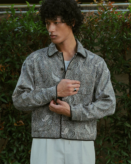 PAISLEY JACQUARD JACKET
