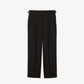 DOUBLE PLEATED TROUSERS in CHARCOAL