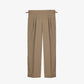 DOUBLE PLEATED TROUSERS in KHAKI