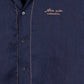 EMBROIDERED BOWLING in NAVY BLUE LINEN