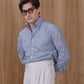 BOTTON DOWN SHIRT in NAVY STRIPE