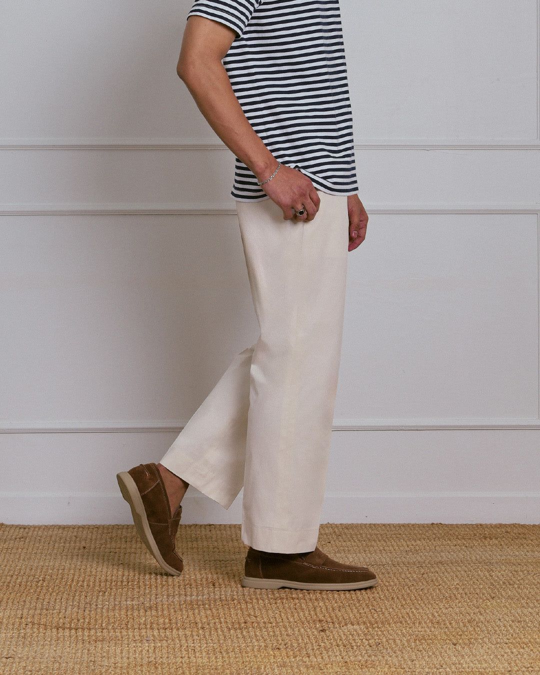 CHINO PANTS in IVORY