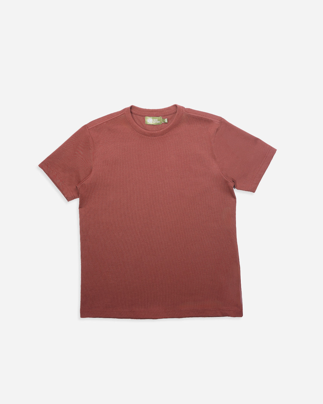 CREW T-SHIRT in BRUNT BRICK