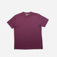 CREW T-SHIRT in BURGANDY
