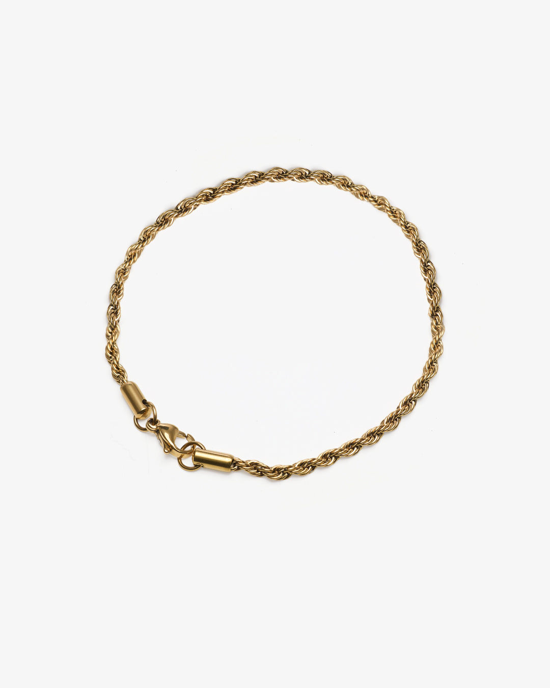 GOLD STEEL ROPE BRACELET