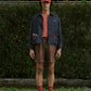 RELAXED FIT SHORTS in CEDAR BROWN LINEN
