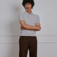 KNITTED POLO SHIRT in GREY