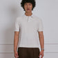 KNITTED POLO SHIRT in CLOUD
