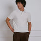 KNITTED POLO SHIRT in CLOUD