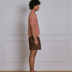 KNITTED POLO SHIRT in CORK