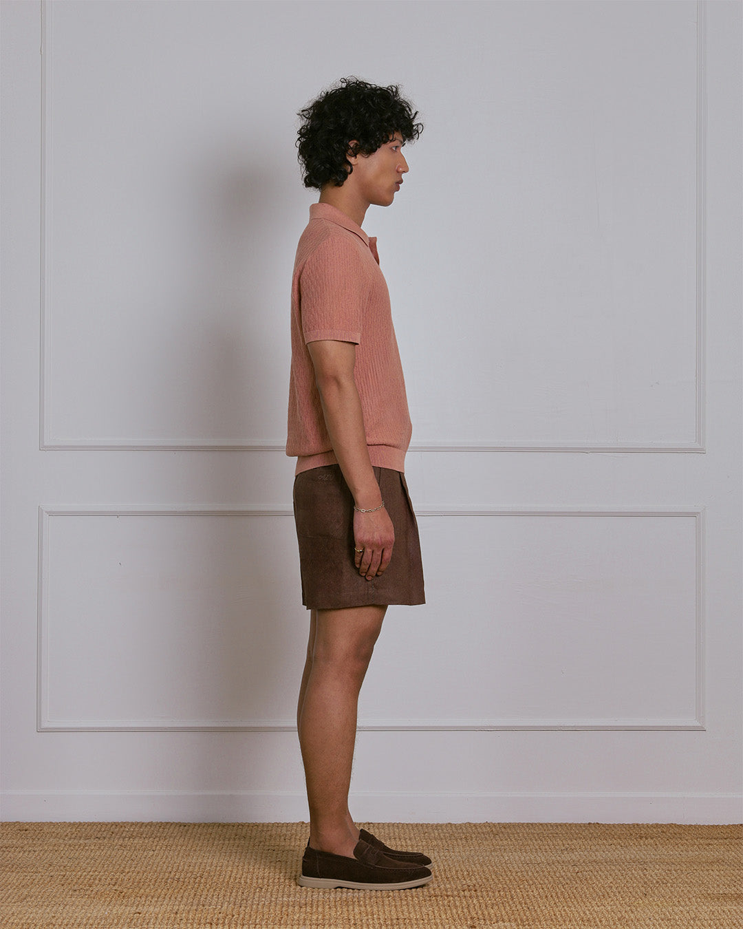 KNITTED POLO SHIRT in CORK