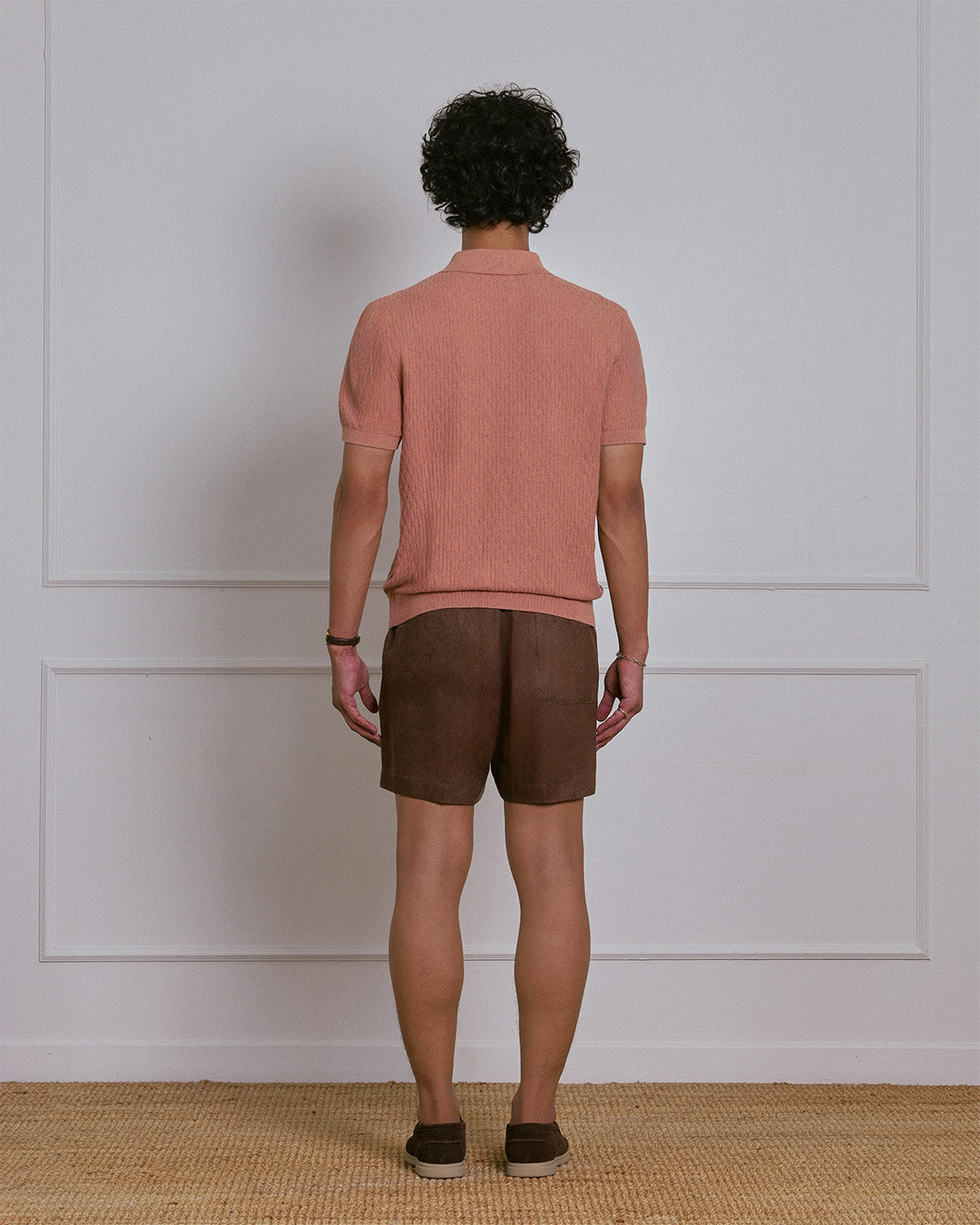 KNITTED POLO SHIRT in CORK