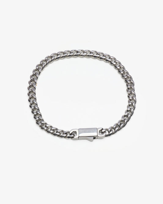 STEEL CURB BRACELET