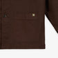 CHORE JACKET in DEEP BROWN