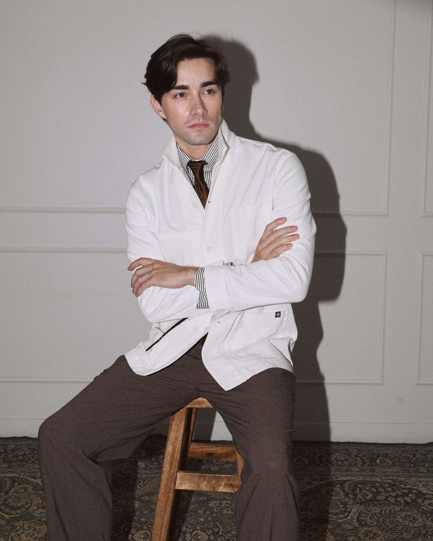 CHORE JACKET in OFF WHITE