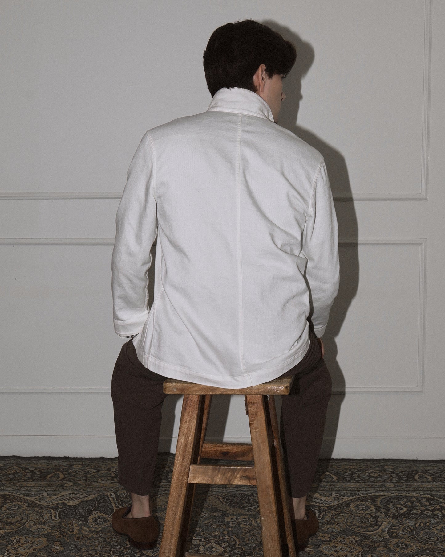 CHORE JACKET in OFF WHITE