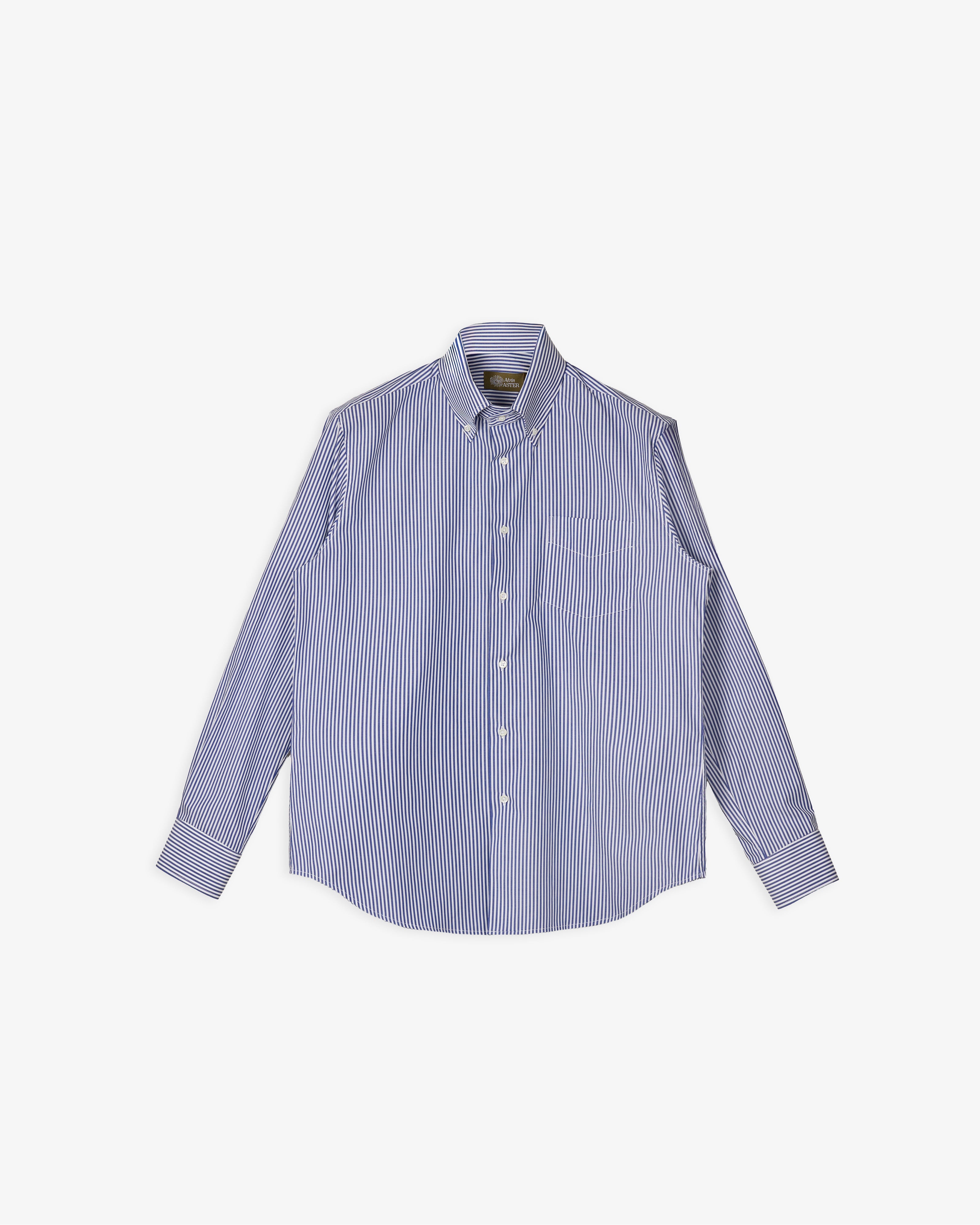 BOTTON DOWN SHIRT in BLUE STRIPE