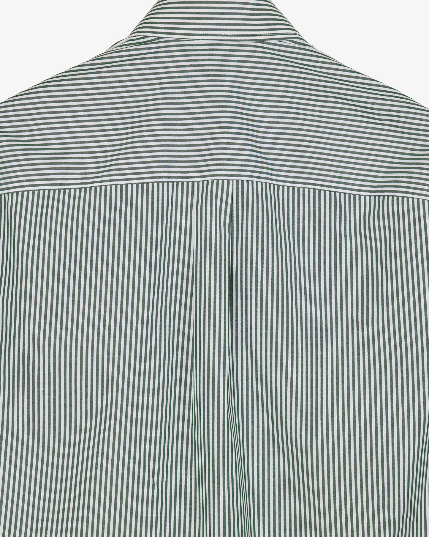 BOTTON DOWN SHIRT in GREEN STRIPE