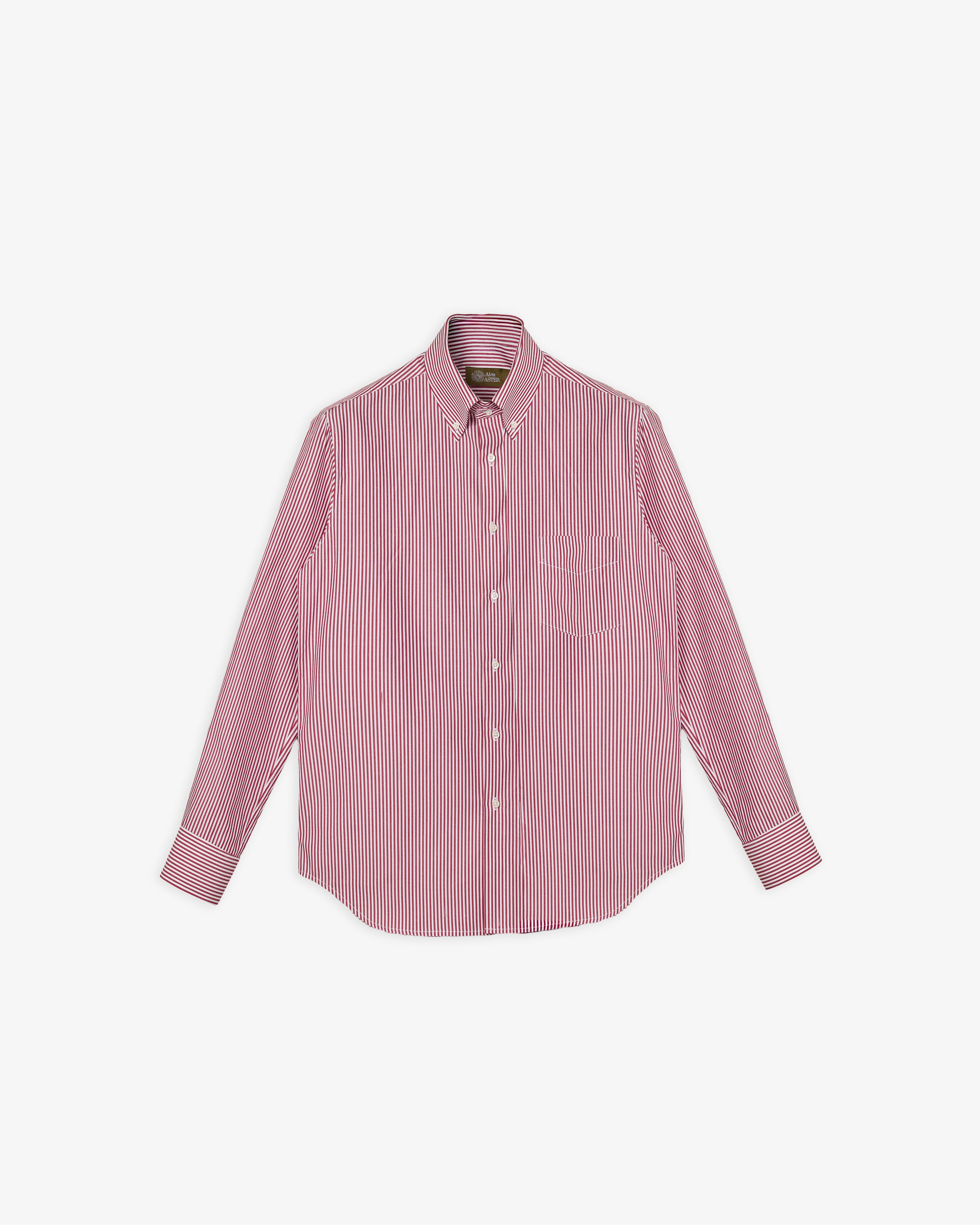 BOTTON DOWN SHIRT in RED STRIPE