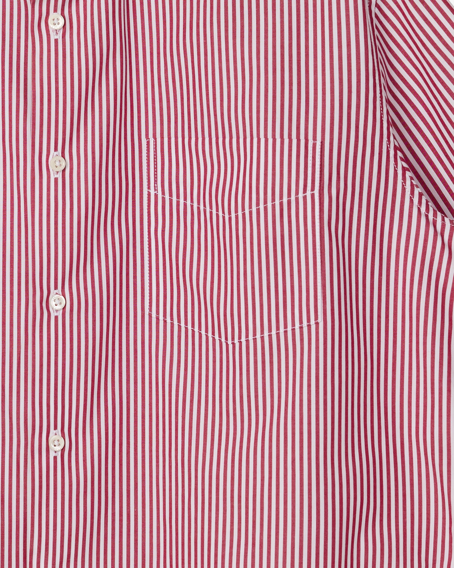 BOTTON DOWN SHIRT in RED STRIPE