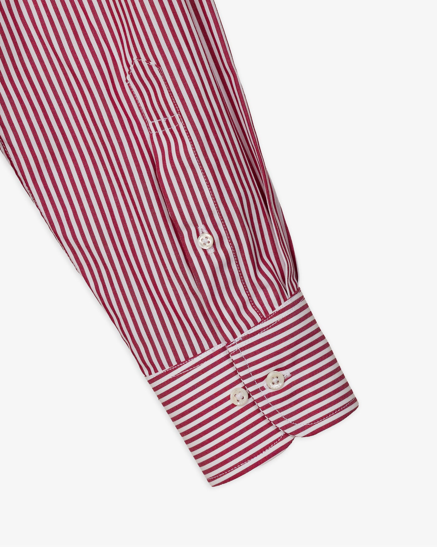 BOTTON DOWN SHIRT in RED STRIPE