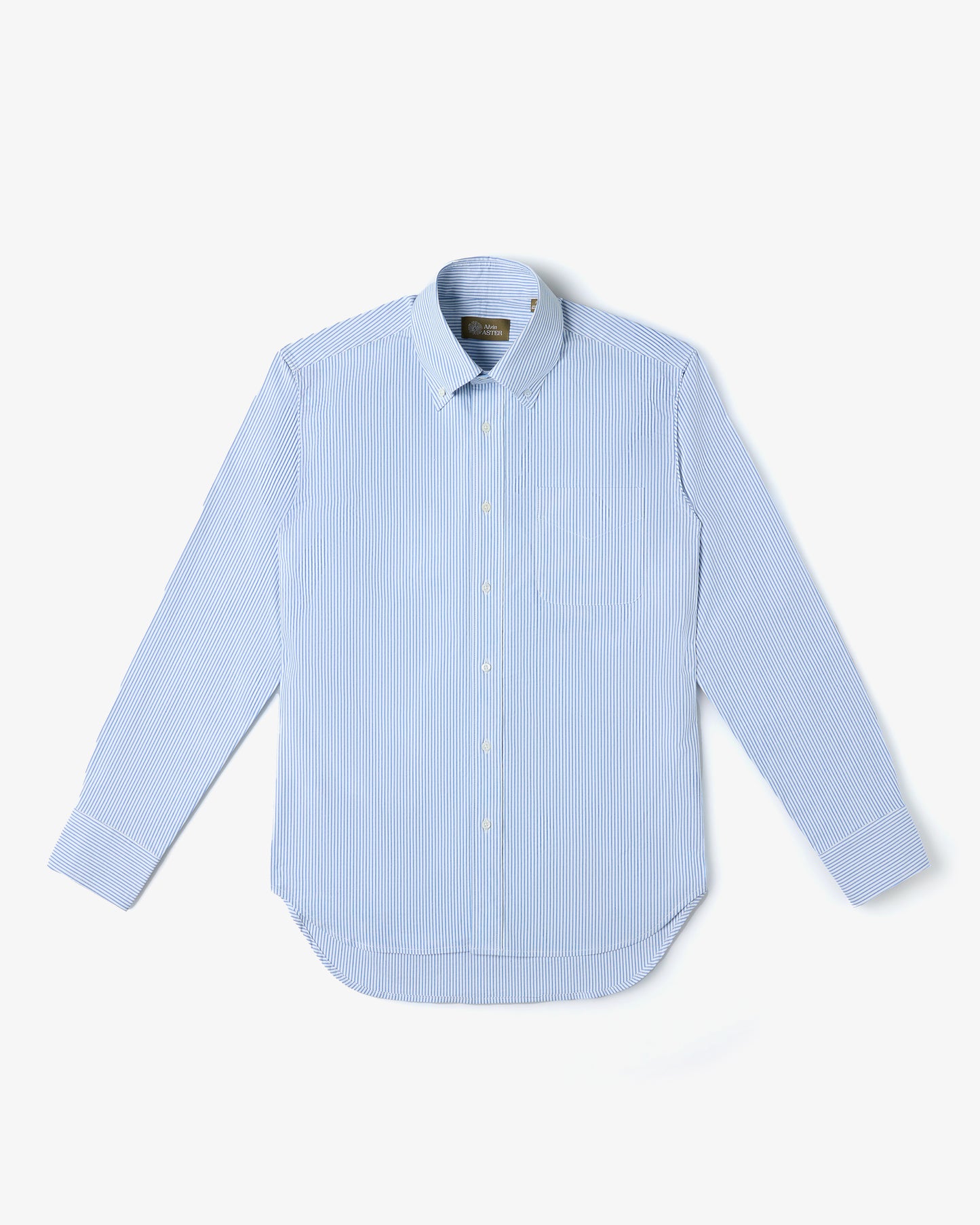 CLASSIC BUTTON DOWN SHIRT in LIGHT BLUE STRIPE