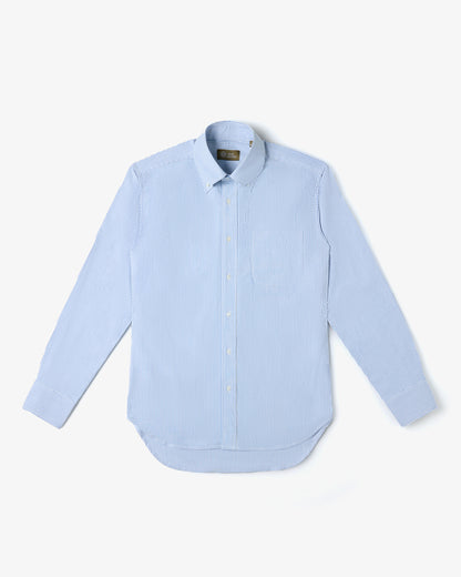 CLASSIC BUTTON DOWN SHIRT in LIGHT BLUE STRIPE