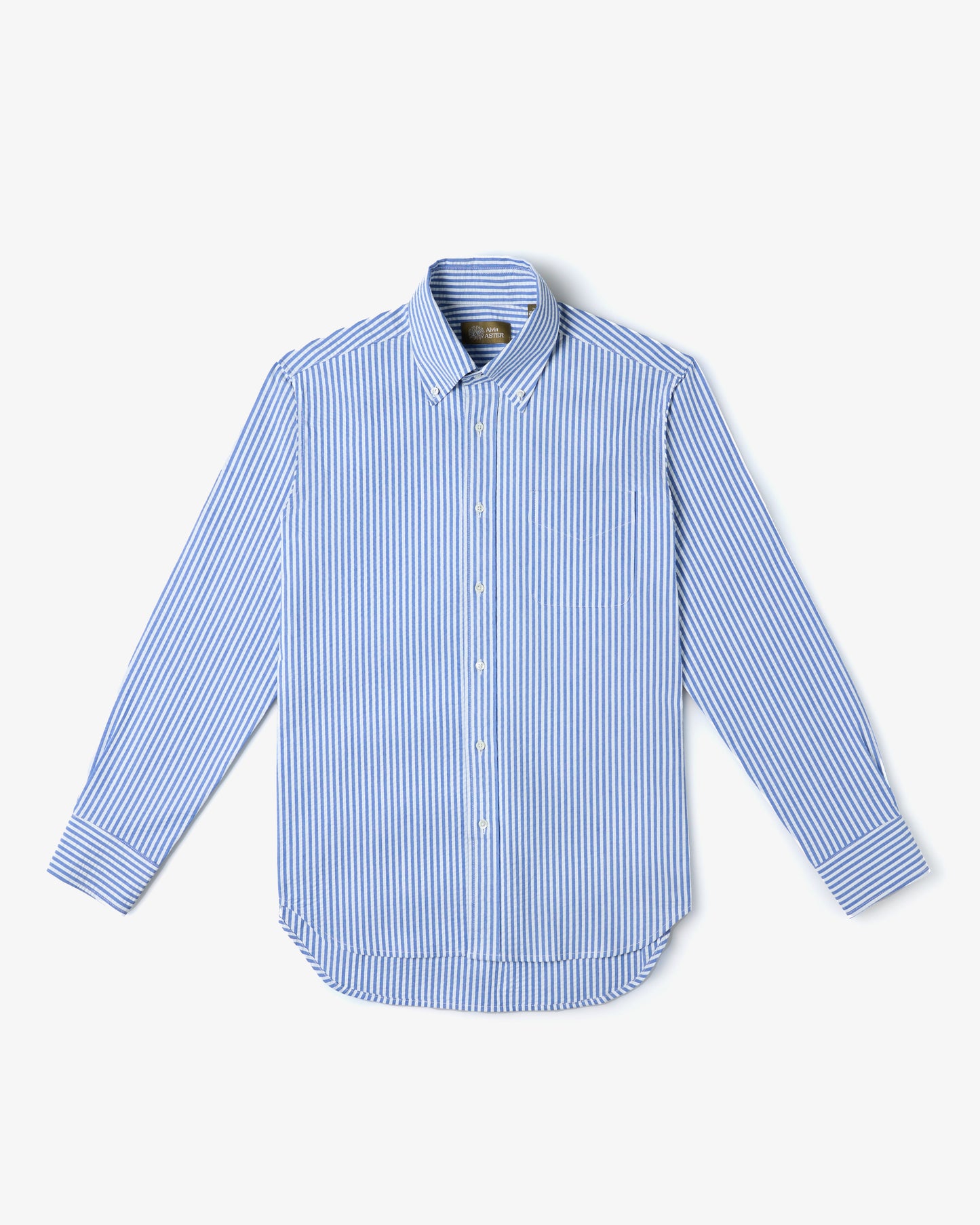 CLASSIC BUTTON DOWN SHIRT in BLUE CANDY STRIPE